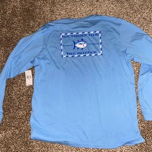 Blue southern tide long sleeve shirt